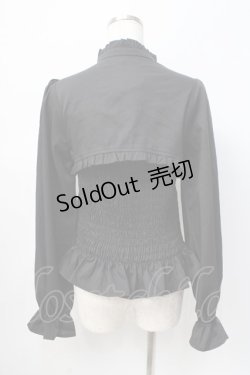 画像3: axes femme kawaii / バックルデザインブラウス M 黒 Y-25-08-08-073-AX-BL-SZ-ZH