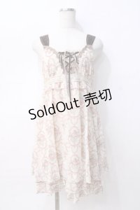axes femme / ローズリースシフォンワンピース M 生成り Y-25-08-08-074-AX-OP-SZ-ZY