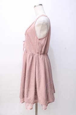 画像2: axes femme / バラ柄ふくれジャガードチュニ M ピンク Y-25-08-08-081-AX-TO-SZ-ZY