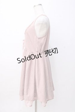 画像2: axes femme / バラ柄ふくれジャガードチュニ M ピンク Y-25-08-08-081-AX-TO-SZ-ZY