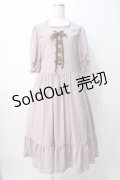 m petit by misako / AMレースアップワンピース LL 中桃 Y-25-08-08-086-LO-OP-SZ-ZY