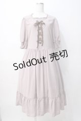 m petit by misako / AMレースアップワンピース LL 中桃 Y-25-08-08-086-LO-OP-SZ-ZY