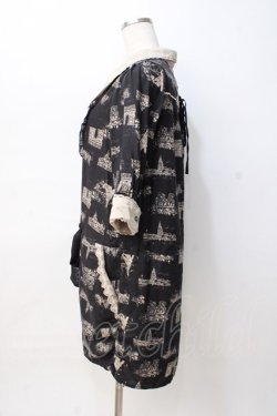 画像2: axes femme / アンティーク柄ワンピース M 黒 Y-25-08-08-088-AX-OP-SZ-ZY