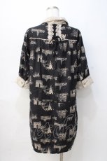 画像3: axes femme / アンティーク柄ワンピース M 黒 Y-25-08-08-088-AX-OP-SZ-ZT477 (3)