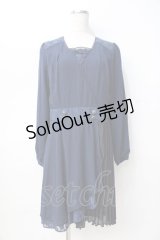 axes femme / カシュクールワンピース M 紺 Y-25-08-08-089-AX-OP-SZ-ZT477