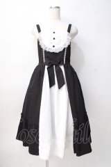 axes femme kawaii / 童話の小公女ジャンスカ M 黒 Y-25-08-08-090-AX-OP-SZ-ZY