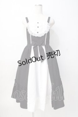 画像1: axes femme kawaii / 童話の小公女ジャンスカ M 黒 Y-25-08-08-090-AX-OP-SZ-ZY