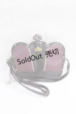 画像1: axes femme / クラウン型アンティークバッグ  ワイン Y-25-08-08-011-AX-BG-SZ-ZY