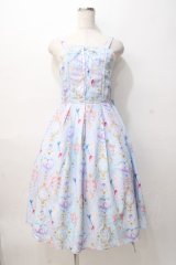 axes femme kawaii / ファンシーマリンジャンスカ M サックス Y-25-08-08-094-AX-OP-SZ-ZY