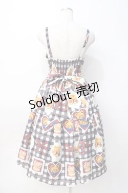 画像3: axes femme kawaii / ベアズベーカリー柄ジャンスカ M 黒 Y-25-08-08-095-AX-OP-SZ-ZY