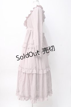 画像2: axes femme kawaii / クラシカルフリルロングワンピ M ピンク Y-25-08-08-097-AX-OP-SZ-ZY