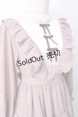 画像4: axes femme kawaii / クラシカルフリルロングワンピ M ピンク Y-25-08-08-097-AX-OP-SZ-ZY