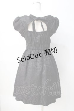 画像3: axes femme POETIQUE / フラワージャカードワンピース M 黒 Y-25-08-08-098-AX-OP-SZ-ZY