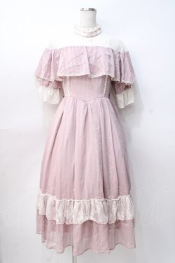 画像1: axes femme kawaii / ブリーズワンピース M ピンク Y-25-08-08-099-AX-OP-SZ-ZY