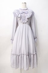 axes femme kawaii / ヴィンテージシフォンワンピース M ラベンダー Y-25-08-08-100-AX-OP-SZ-ZY