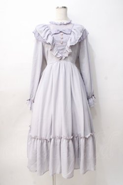 画像1: axes femme kawaii / ヴィンテージシフォンワンピース M ラベンダー Y-25-08-08-100-AX-OP-SZ-ZY