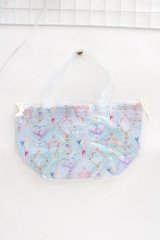 axes femme kawaii / トートバッグ  サックス Y-25-08-08-012-AX-BG-SZ-ZY