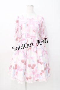 Angelic Pretty / Sweet Cherry Margaretワンピース  ピンク Y-25-08-08-101-AP-OP-SZ-ZY