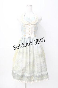 画像1: ALICE and the PIRATES / 星空の天幕と秘密のサーカス団ジャンパースカートI  グリーン Y-25-08-08-103-PA-OP-AS-ZY