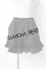 DearMyLove / ちら見せフリルショートパンツ  黒 Y-25-08-08-108-EL-PA-SZ-ZY