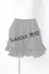 DearMyLove / ちら見せフリルショートパンツ  黒 Y-25-08-08-108-EL-PA-SZ-ZY