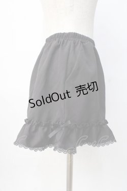 画像2: DearMyLove / ちら見せフリルショートパンツ  黒 Y-25-08-08-108-EL-PA-SZ-ZY
