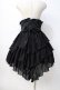 画像3: MARBLE / コルセットシフォンスカート  黒 Y-25-08-08-109-GO-SK-AS-ZY (3)