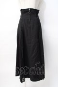 axes femme / センタージップロングスカート M 黒 Y-25-08-08-112-AX-SK-SZ-ZY