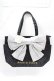 画像1: Maison de FLEUR / ルミネ限定レースビッグリボントートMバッグ F ブラック Y-25-08-08-002-LO-BG-SZ-ZY (1)