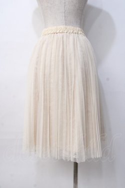 画像3: axes femme / チュール重ねレース刺繍スカート  生成り Y-25-08-08-113-AX-SK-SZ-ZY