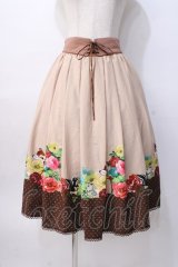 axes femme POETIQUE / ディズニー バンビ/スカート M ベージュ Y-25-08-08-115-AX-SK-SZ-ZY