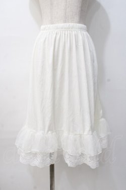 画像1: axes femme / チュールレースミドルペチスカート F 生成り Y-25-08-08-116-AX-SK-SZ-ZY
