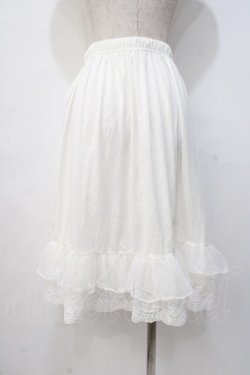 画像2: axes femme / チュールレースミドルペチスカート F 生成り Y-25-08-08-116-AX-SK-SZ-ZY