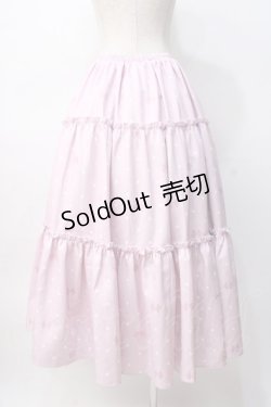 画像3: axes femme kawaii / ハートドット柄ティアードスカート M ピンク Y-25-08-08-117-AX-SK-SZ-ZH