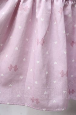 画像4: axes femme kawaii / ハートドット柄ティアードスカート M ピンク Y-25-08-08-117-AX-SK-SZ-ZY