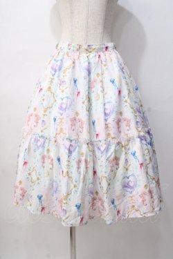 画像1: axes femme kawaii / ファンシーマリンスカート M 白 Y-25-08-08-118-AX-SK-SZ-ZY