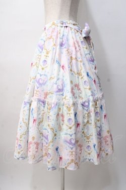 画像2: axes femme kawaii / ファンシーマリンスカート M 白 Y-25-08-08-118-AX-SK-SZ-ZY