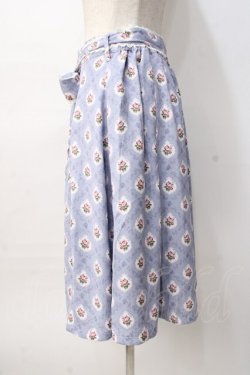 画像2: axes femme / フラワードットプリントスカート M サックス Y-25-08-08-123-AX-SK-SZ-ZY