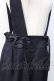 画像4: axes femme / レースサス付ナロースカート M 紺 Y-25-08-08-125-AX-SK-SZ-ZY (4)
