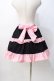 画像3: MAM MAXIMUM / リボンリボンスカート  黒×ピンク Y-25-08-08-126-GO-SK-SZ-ZY (3)
