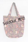axes femme kawaii / 森のケーキ屋さんトート  ワイン Y-25-08-08-017-AX-BG-SZ-ZY