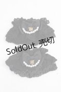 axes femme kawaii / レーシーお袖留め  黒 Y-25-08-08-022-AX-ZA-SZ-ZY