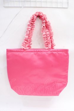 画像2: Maison de FLEUR / ピンクマニアフリルハンドルトートMバッグ F ピンク Y-25-08-08-003-LO-BG-HR-ZY