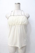 axes femme / シフォンホルターキャミ M 生成り Y-25-08-08-029-AX-TO-SZ-ZY