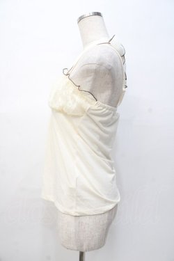 画像2: axes femme / シフォンホルターキャミ M 生成り Y-25-08-08-029-AX-TO-SZ-ZY
