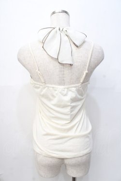 画像3: axes femme / シフォンホルターキャミ M 生成り Y-25-08-08-029-AX-TO-SZ-ZY