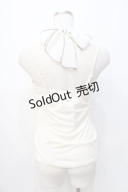 画像3: axes femme / シフォンホルターキャミ M 生成り Y-25-08-08-029-AX-TO-SZ-ZY
