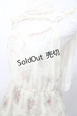 画像3: axes femme / 2wayバラ柄キャミワンピース  生成り Y-25-08-11-038-AX-OP-SZ-ZT105