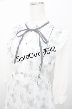 画像3: axes femme / フラワープリントレースワンピース  白 Y-25-08-11-040-AX-OP-SZ-ZY