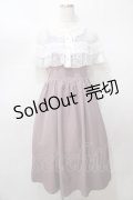 axes femme POETIQUE / レースケープ付キャミワンピース M ピンク Y-25-08-11-043-AX-OP-SZ-ZY
